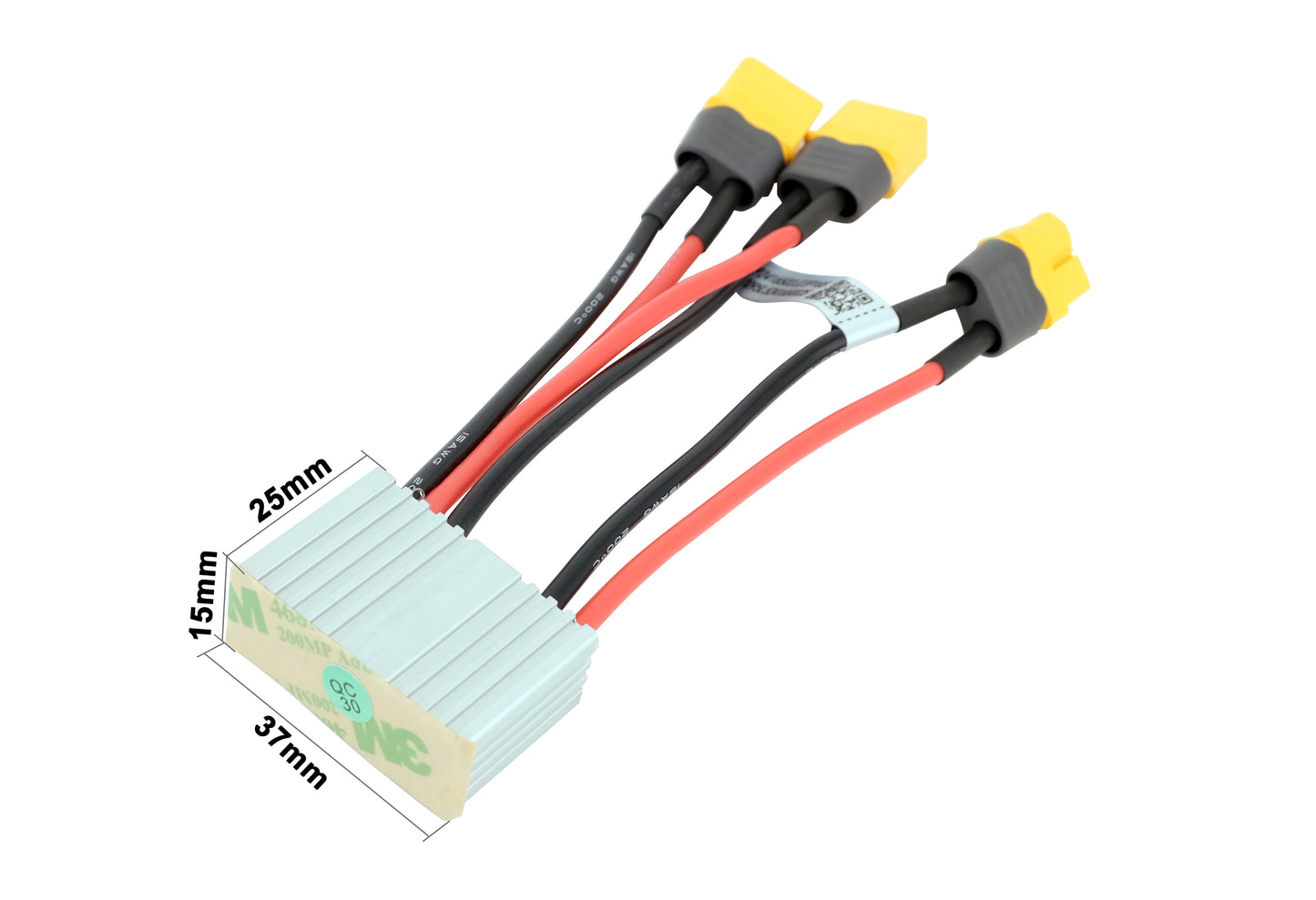 24V/36V/48V 25A Dual Battery Parallel Module Adapter: XT60 Intelligent Switch Balancer for E-Bikes