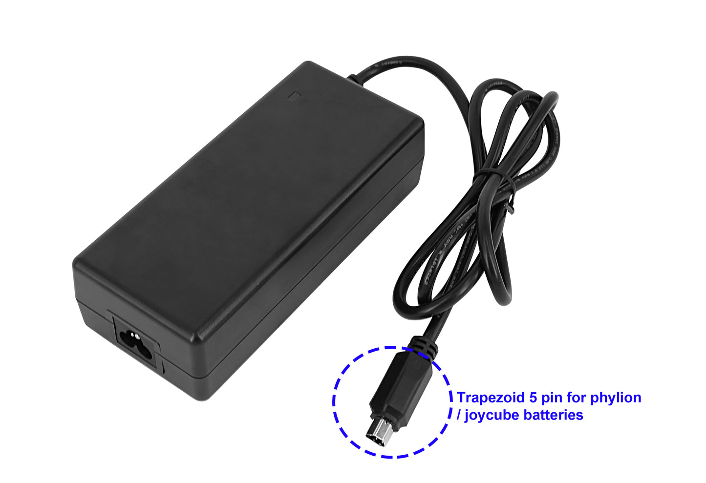 Powersmart Charger for Phylion batteries type Joycube JCEB / 36V 2A with trapezoidal plug