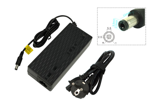 Hochwertiges E-Bike Ladegerät 36V 2,0A für Akkus von Phylion (2 Pin) (DC 5,5×2,5mm)