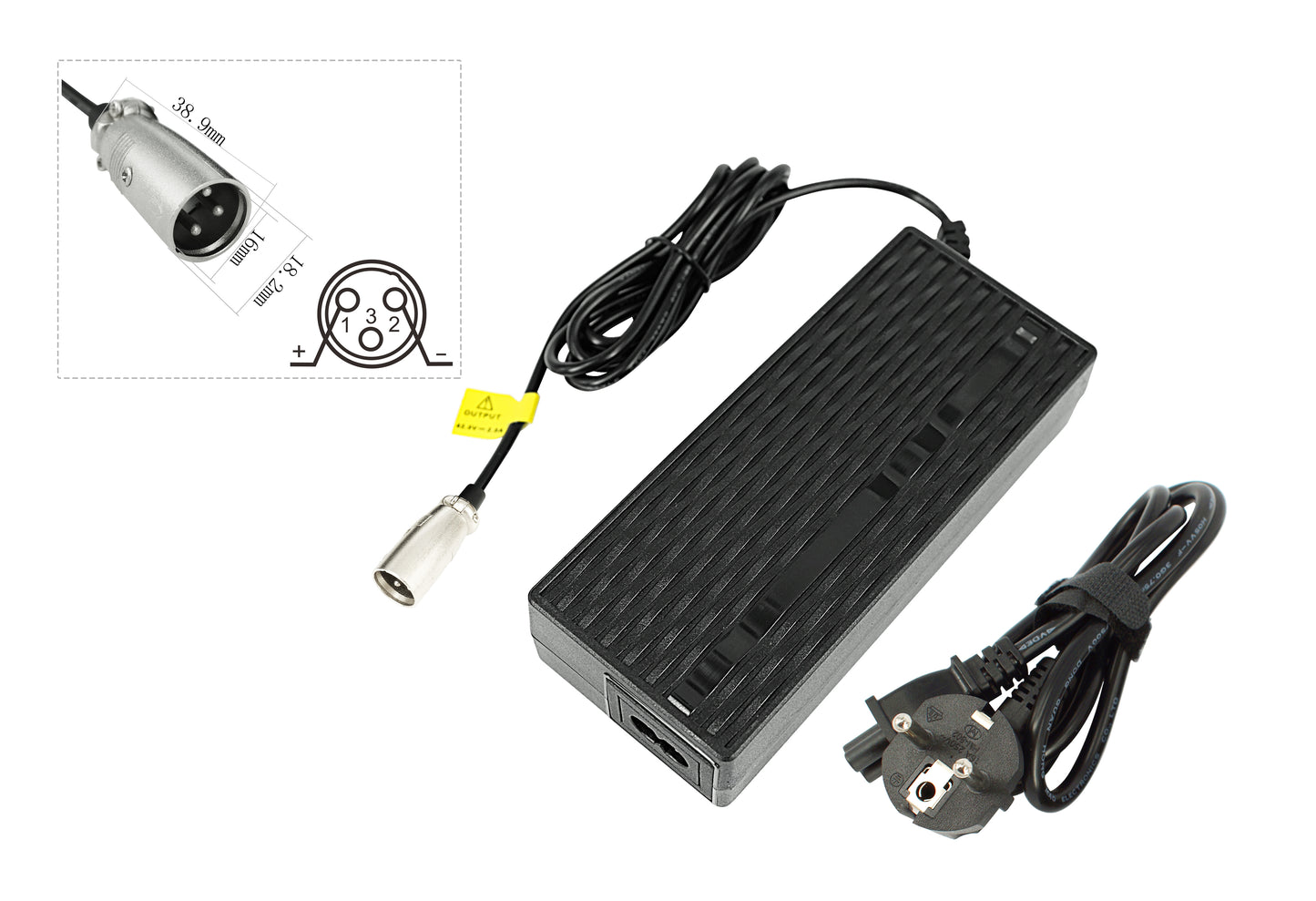 Ladegerät für Prophete SideClick Akkus 36V/2A (XLR 3-polig)