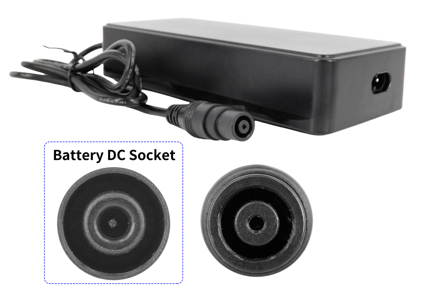Chargeur de trottinette électrique 53,6 V 2 A | Xiaomi, Ninebot et Navee | Pour batterie 48 V