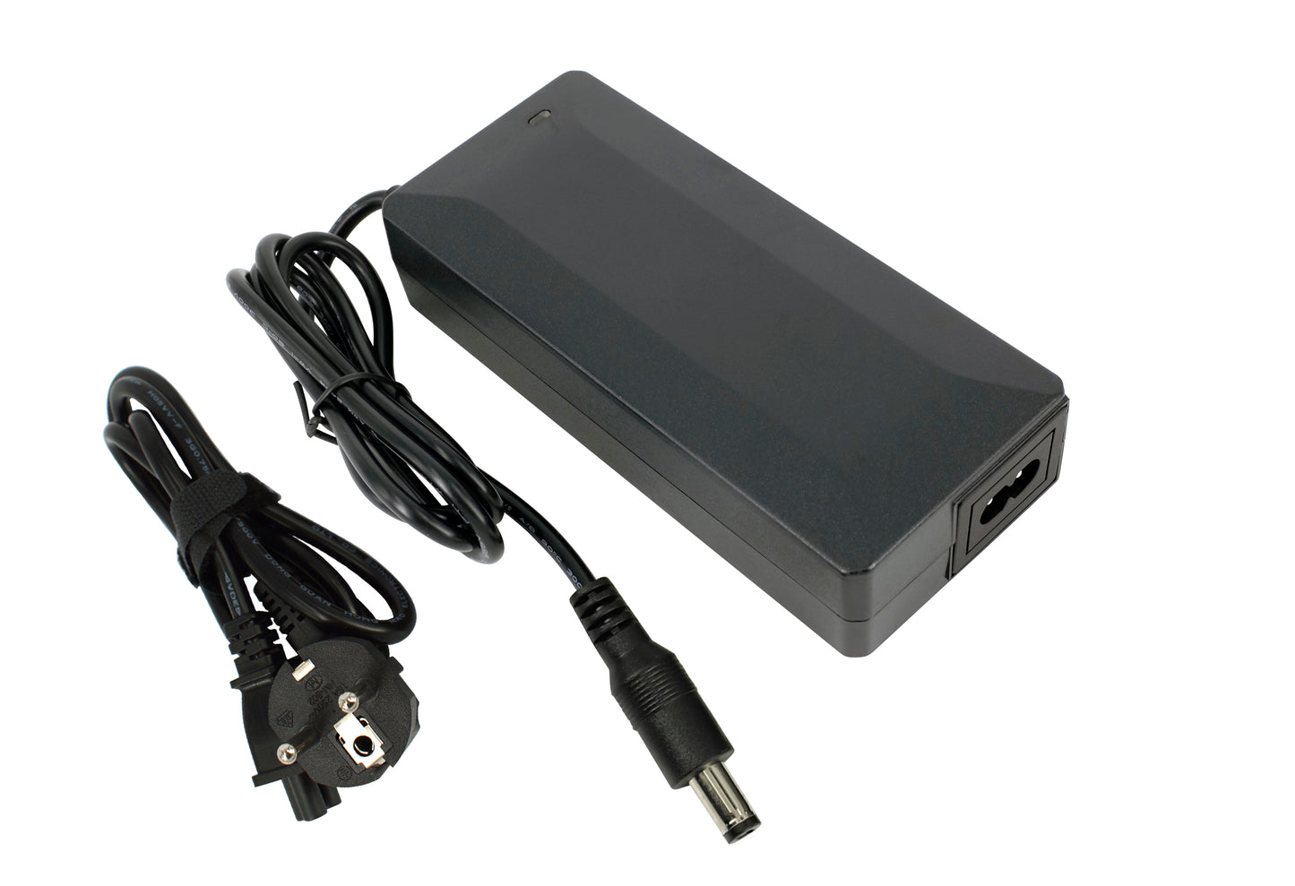 42V 2A elektrische fietslader voor 36V lithium-ionbatterij, met DC 5,5 mm x 2,1 mm stekker