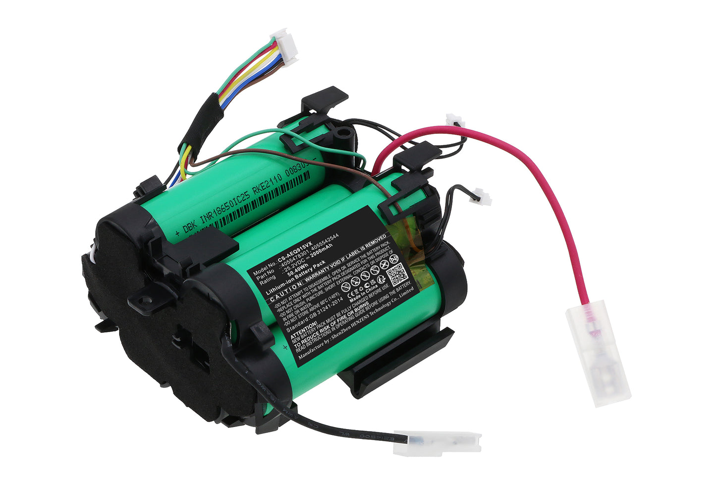 25.2V 2000mAh 50.4Wh Li-ion Battery for Aeg QX9 PQ91-50MB PQ91-ANIMA PQ91-GREEN
