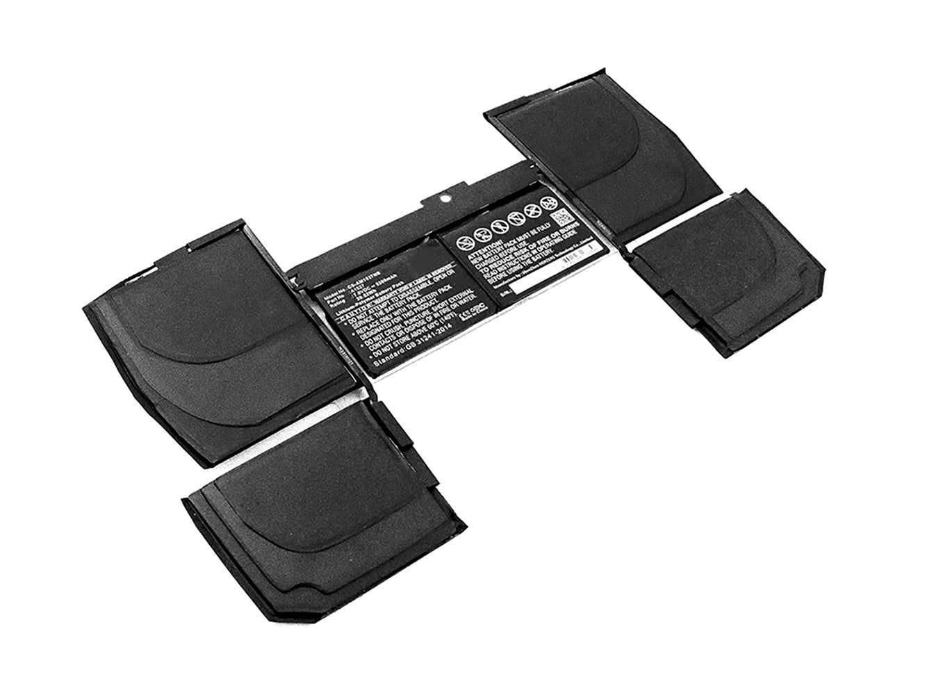 Vervanging voor Apple MacBook Retina 12" A1534 (jaar 2016 - 2017) Laptopbatterij