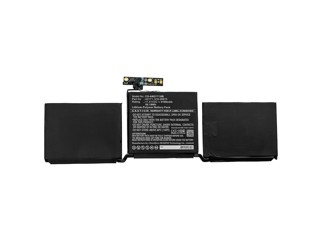 Vervanging voor Apple Macbook Pro EMC 3301 Laptop-accu