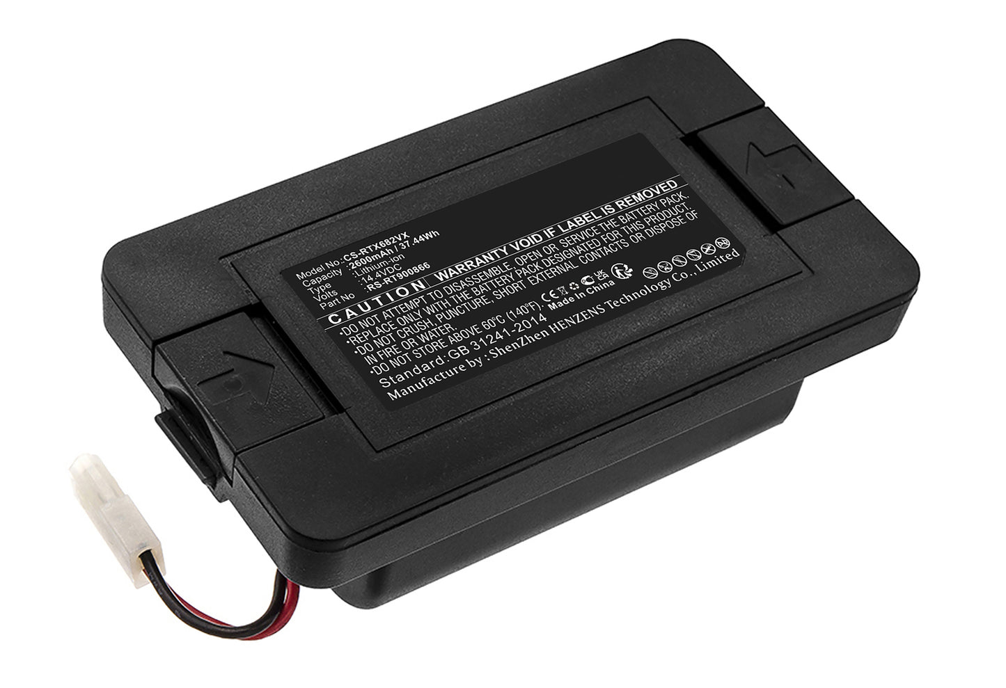 Batería Li-ion 14.4V 2600mAh 37.44Wh para Aspiradora Robot Tefal RG Serie
