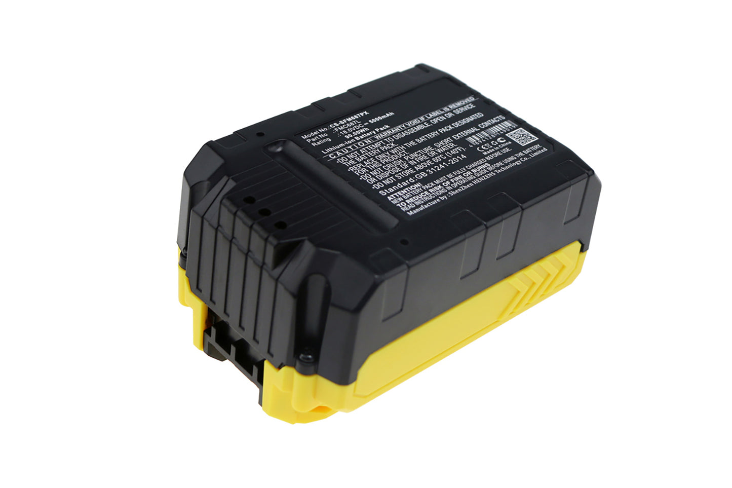 18V 5000mAh Li-ion Battery for Stanley FMC687L FMC705B-XE FatMax
