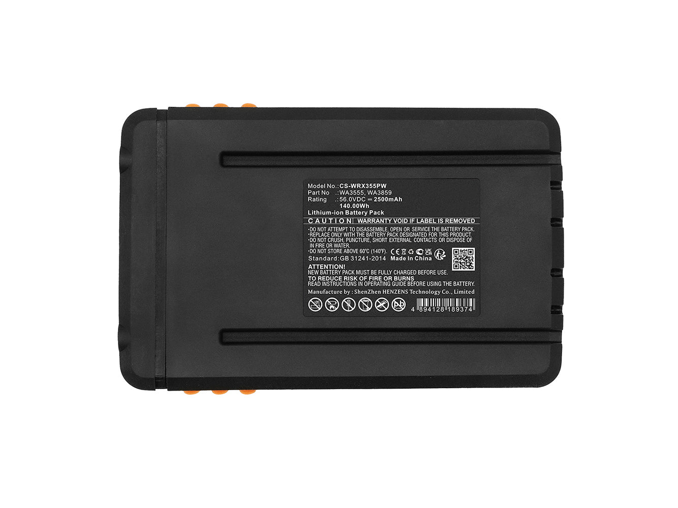 Replacement for Worx Wg191 Lawn Mowers Battery