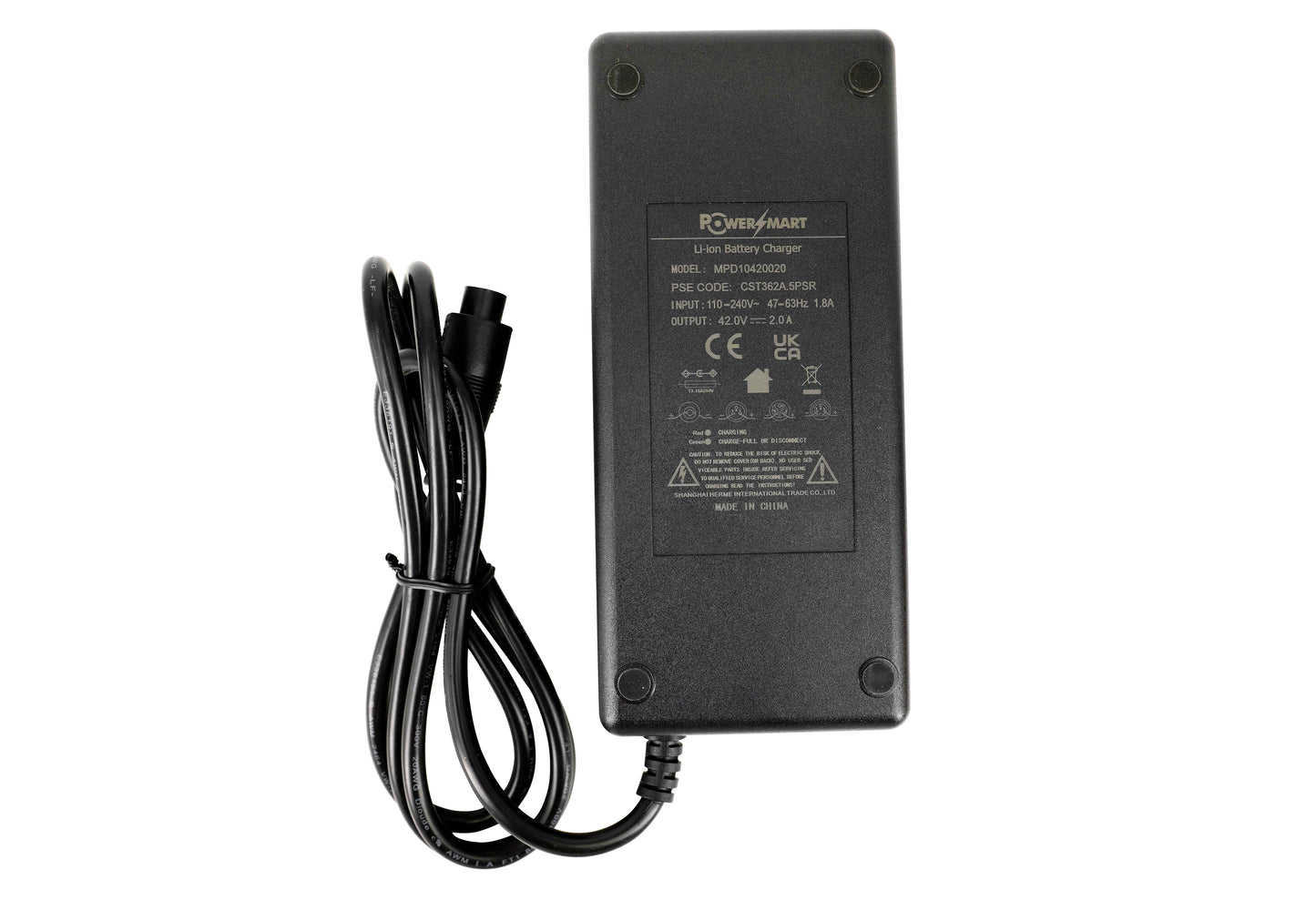 42V 2A E-Bike Charger for 36V Batteries (5-Pin SVD Plug) | Fits Phylion, Joycube, Batavus, Crescent & Gitane