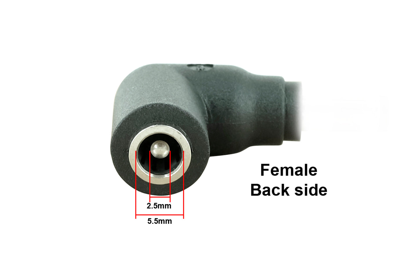 Apple Legacy DC Power Adapter Connector Tip: 5.5mm x 2.5mm Female Jack to 9.0mm x 3.5mm Male Plug