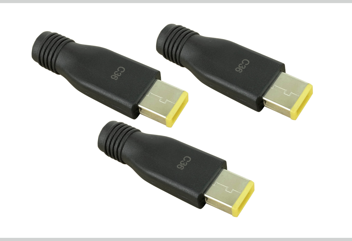 C31 DC Power Adapter Connector Tip: 5.5mm x 2.5mm Female Jack to 3.0mm x 1.1mm Male Plug