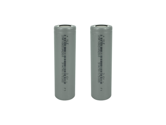 2x 18650 3,6 V 2600 mAh wiederaufladbare Batteriezellen