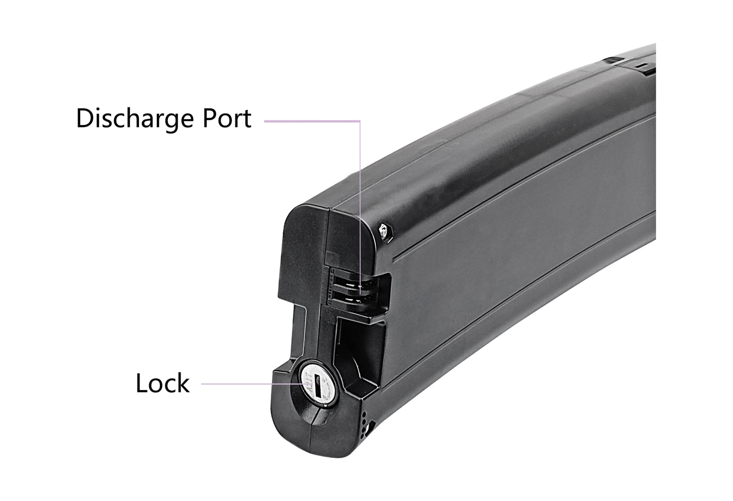 2-poliger Entladeanschluss, Elektrofahrradakku Li-Ion 36 V – 10,5 Ah/378 Wh, Ersatz für Chrisson E-Faltrad EF1 EF2 EF3
