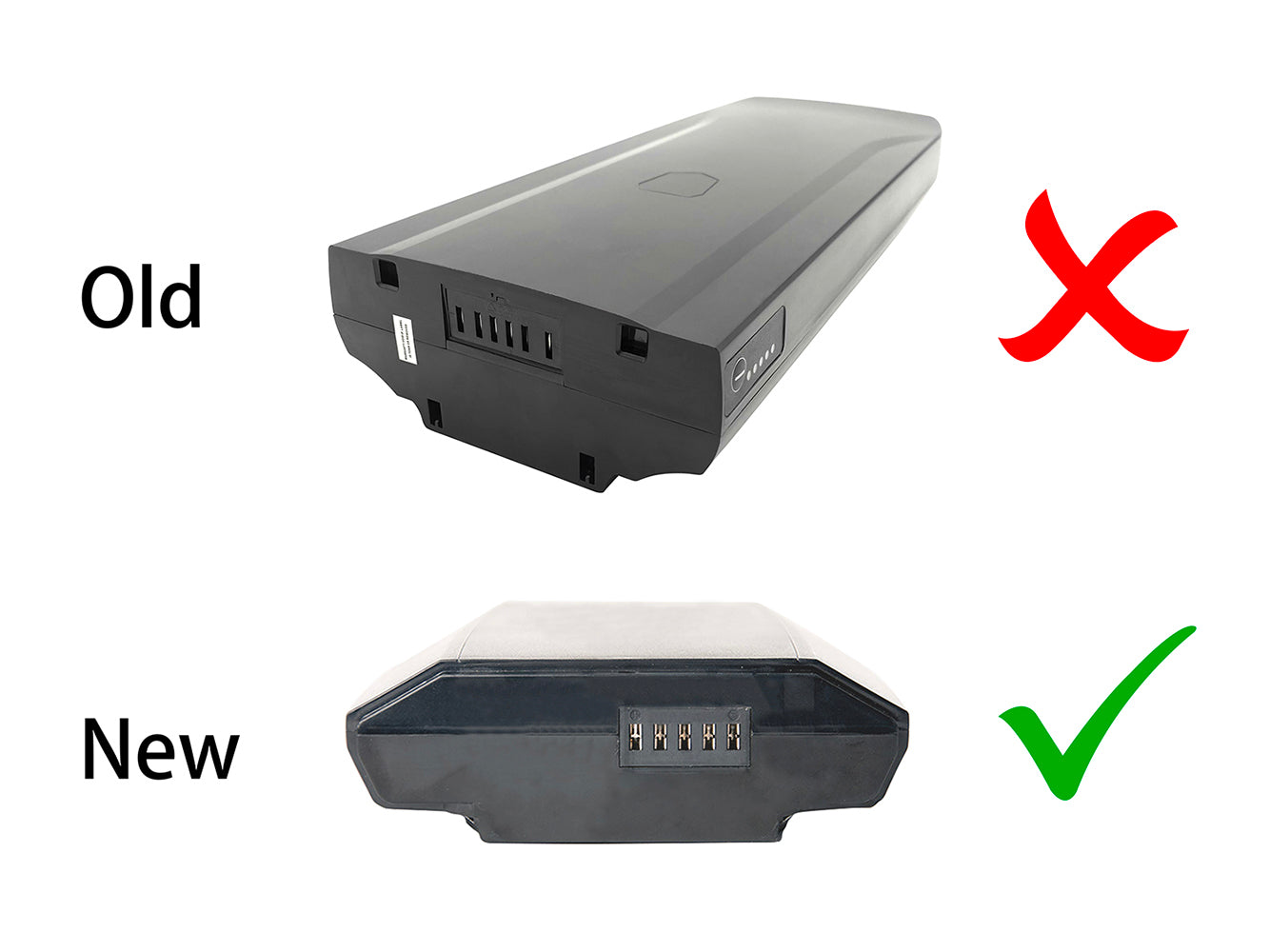 36V 14.5Ah/522Wh Li-Ion eBike Battery, Replacement for Greenway YJ145