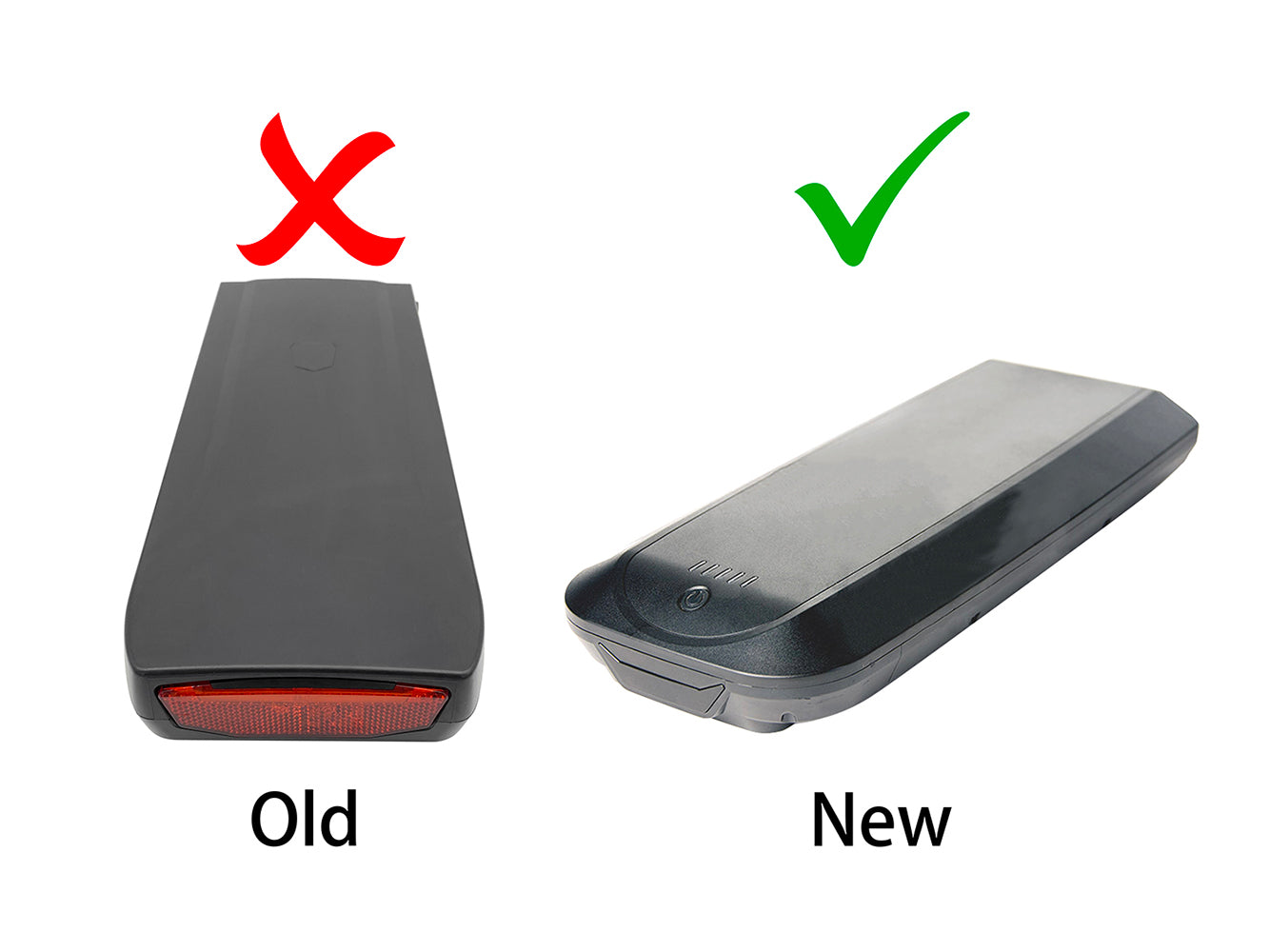 36V 14,5Ah/522Wh Kompatibel mit Greenway YJ145 / YJ1451004 / YJ1451005 Gepäckträgerakku - Passend für E-Bikes von Telefunken, Zündapp, Puch und mehr