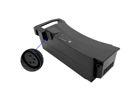 36V 17Ah Li-ion Battery for E-Bike with 4 pin XLR charging port, Replacement for Kalkhoff Agattu Impulse 360, Premium Impulse 11