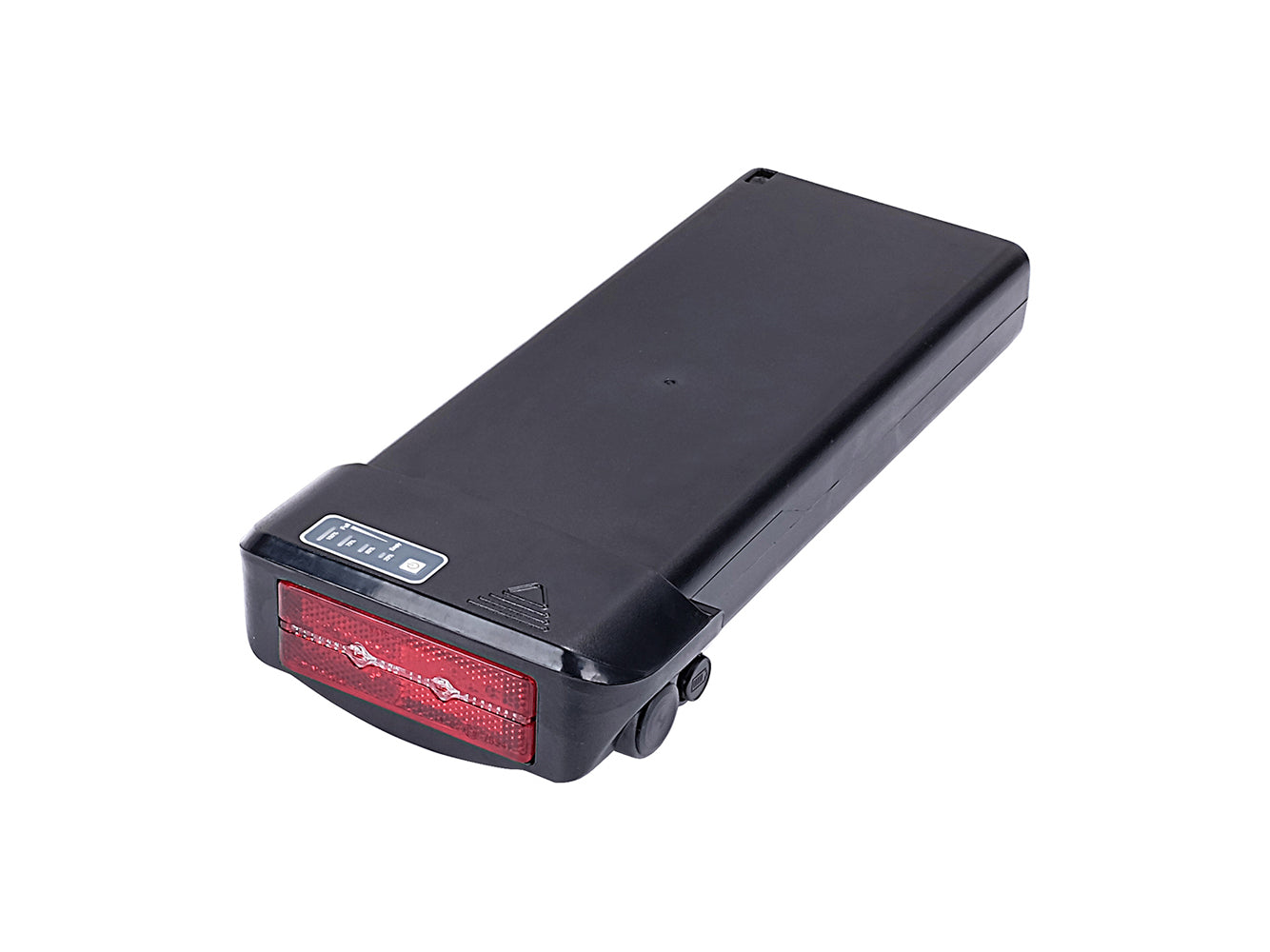 E-Glide Gizmo Black Electric Bicycle Replacement Battery - 36V 13.4Ah/11.6Ah Rear Carrier