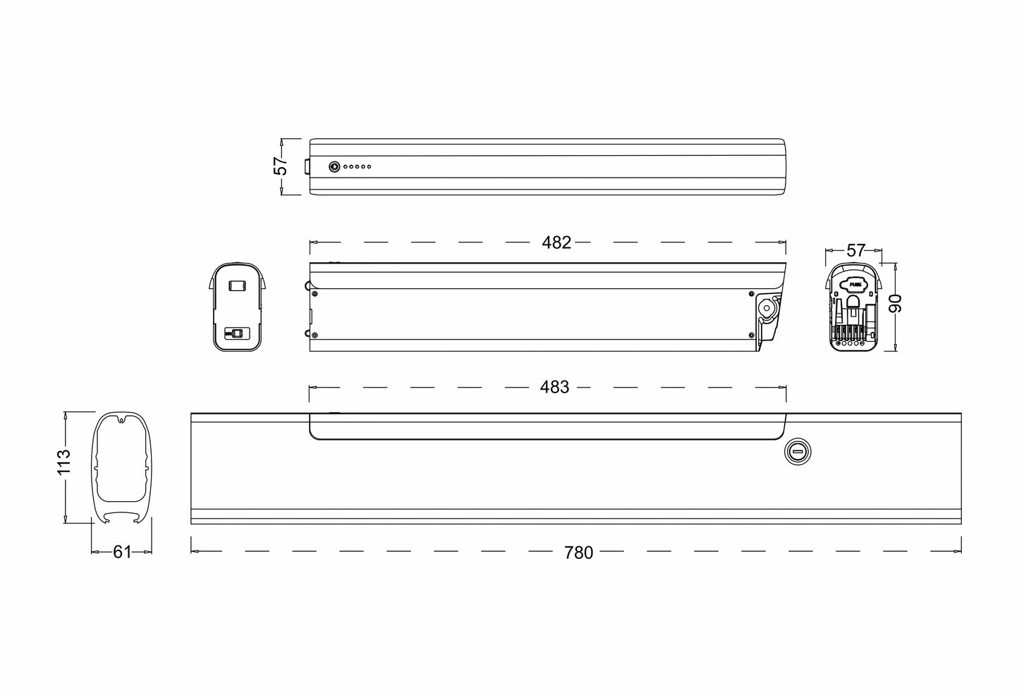 36V 11,6Ah / 418 Wh Akku für Allegro Explorer