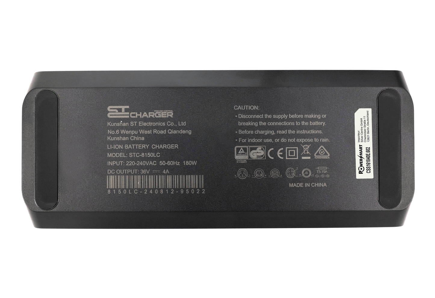 42V 4A Li-Ion EBike Ladegerät mit Rosenberger Rundstecker 6 Pin, Ladegerät für 19381 Alber Xion / 31121-00 Shimano Eco Akku