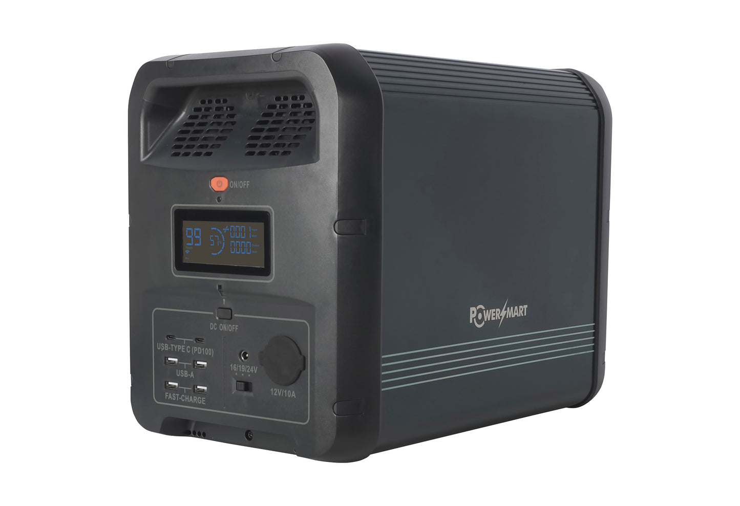 Draagbaar energiestation 2160 Wh, LiFePO4, 2200 W (4400 W piek) 2160 Wh zonnegenerator, noodstroom voor thuis, kamperen in de buitenlucht en camperreizen, off-grid stroom, bediening via slimme app, 100% opgeladen in 2 uur met ultrasnelle modus