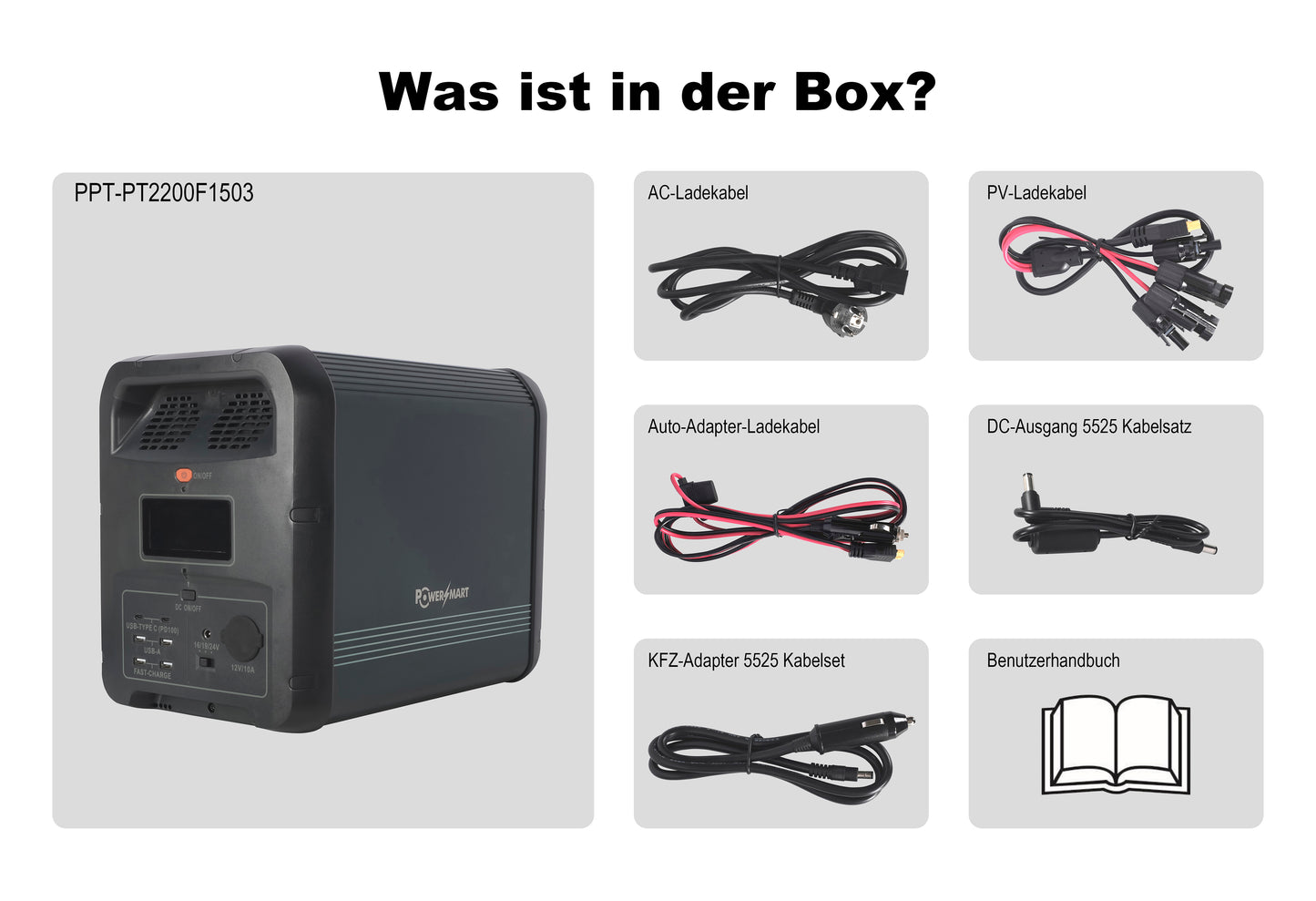 Draagbaar energiestation 2160 Wh, LiFePO4, 2200 W (4400 W piek) 2160 Wh zonnegenerator, noodstroom voor thuis, kamperen in de buitenlucht en camperreizen, off-grid stroom, bediening via slimme app, 100% opgeladen in 2 uur met ultrasnelle modus