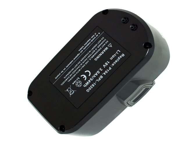 Vervanging voor RYOBI BID-1801M, BID-180L, BID1821, BIW180, RYOBI C, O, P, 18V ONE PLUS-serie accu voor elektrisch gereedschap