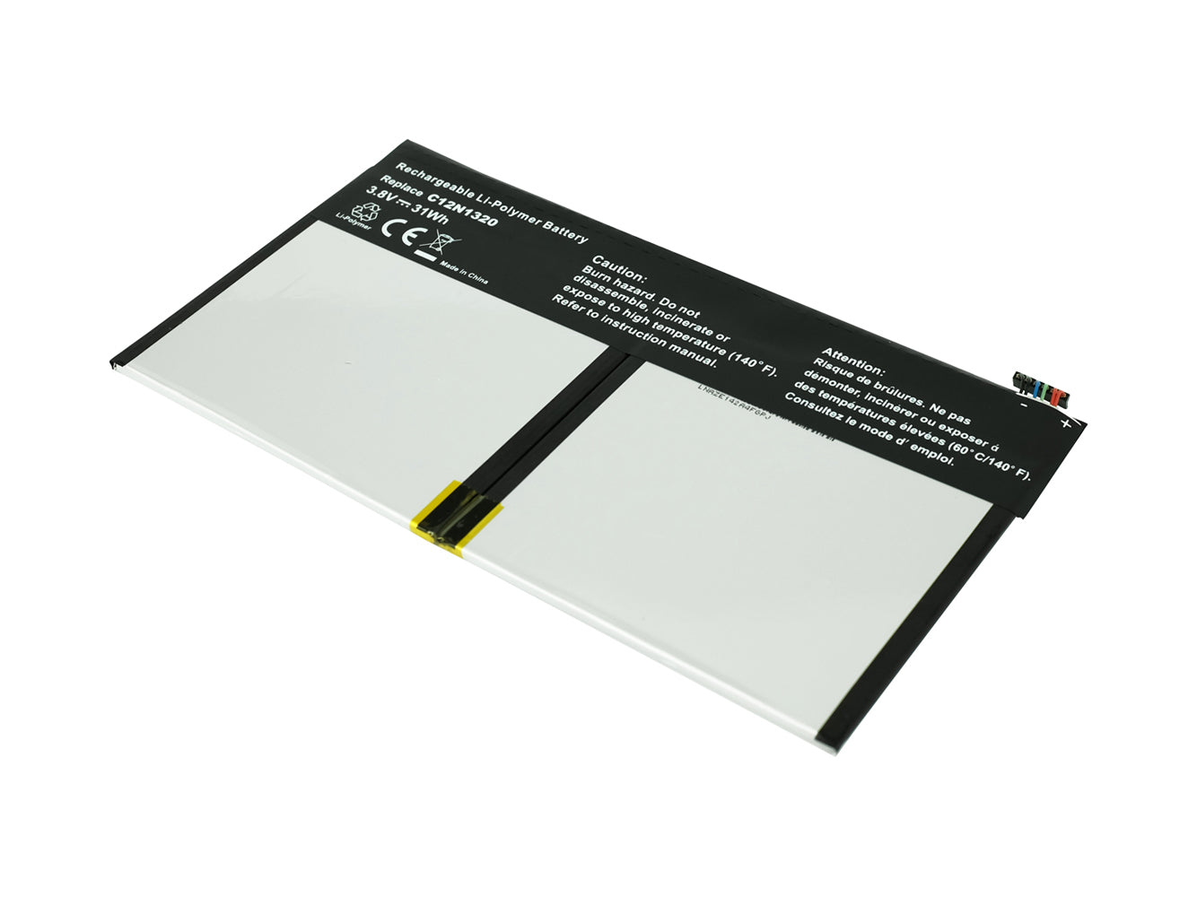 Ersatz für ASUS 0B200-00720300, Transformer Book T100TA OB200-00720000 Laptop-Akku