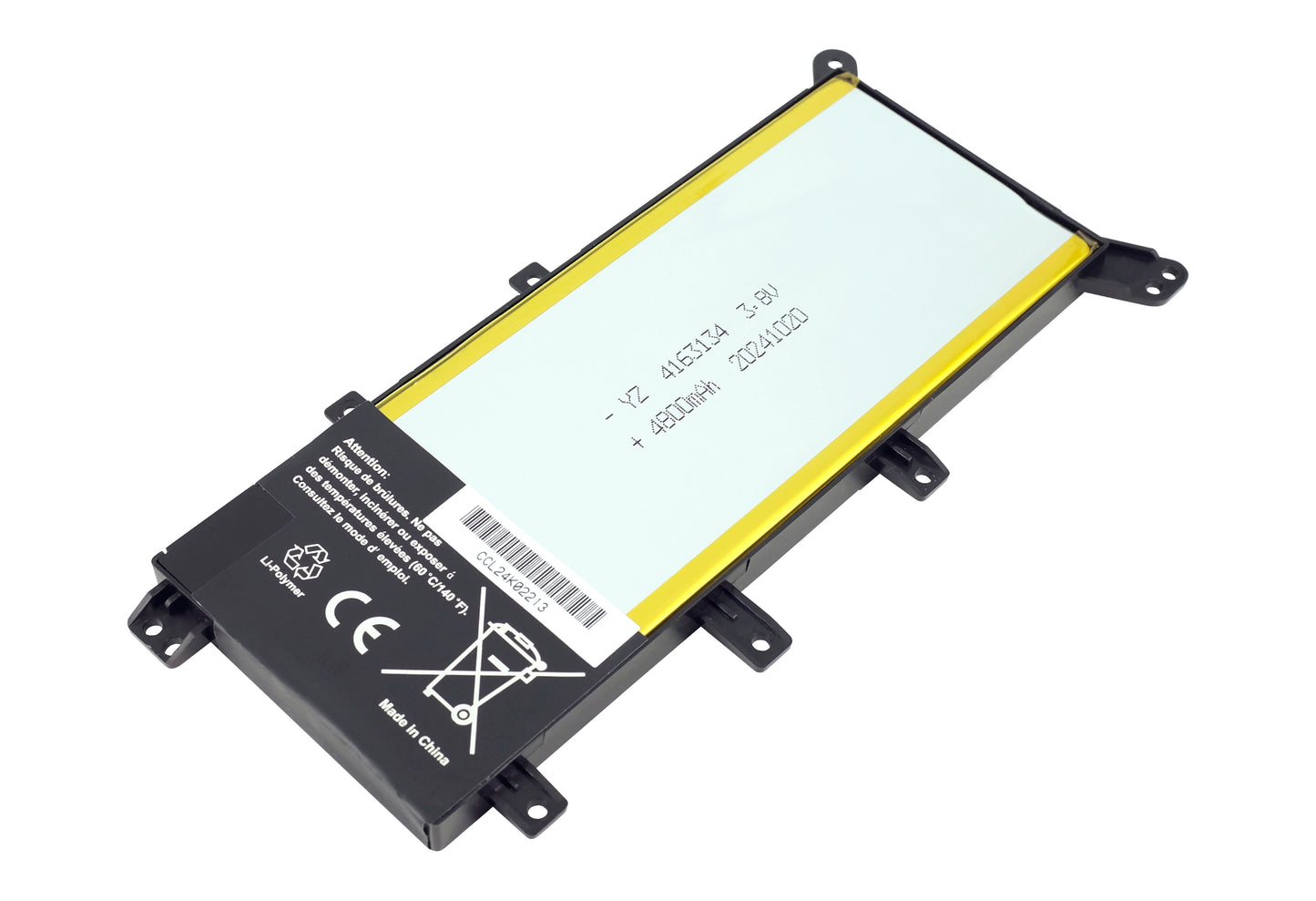 7.6V 4860mAh C21N1408 internt bærbart batteri til ASUS VivoBook 4000, V555L, F555LA, X555UQ-serien