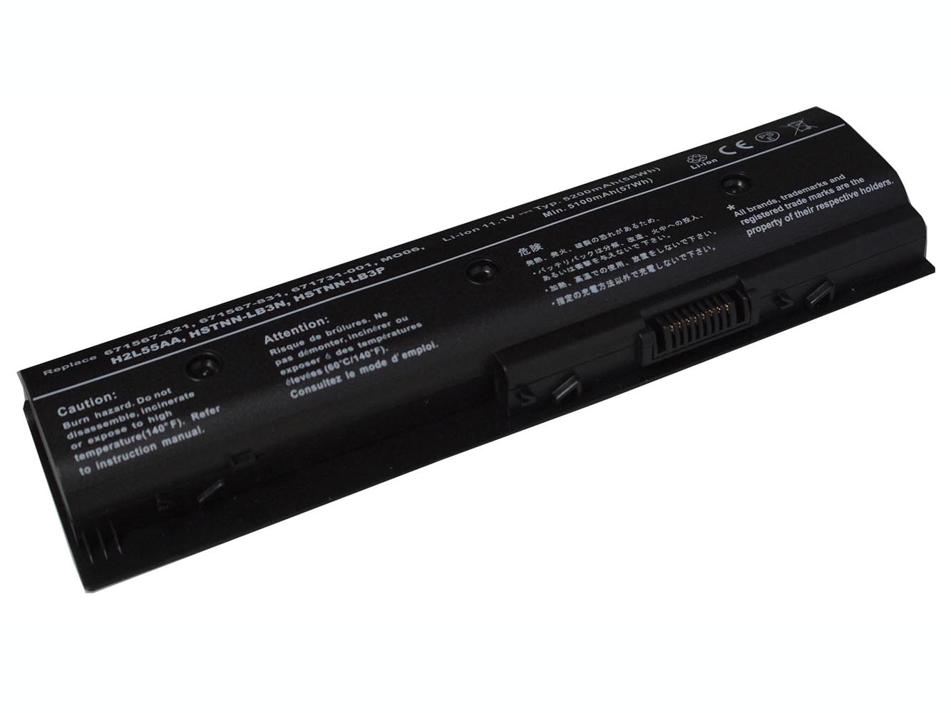 11,1 V 5200 mAh MO06 58 Wh Laptop-Akku für HP Pavilion dv6-7000 dv7-7000 Envy m6 dv4 dv6 Serie