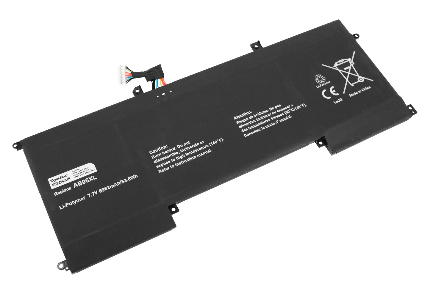 7.7V 6962mAh AB06XL 53.6Wh Laptop Battery for HP Envy 13-AD 13-AD000 13-AD100 Series