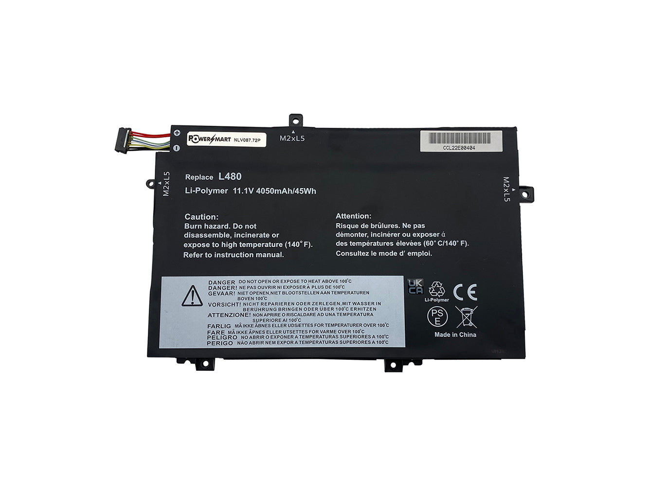 Ersatz für LENOVO ThinkPad L480, ThinkPad L580 Laptop-Akku