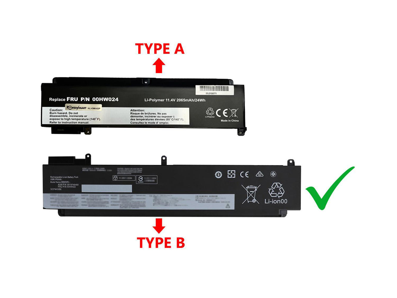 Vervanging voor LENOVO ThinkPad T460s - 20FA, ThinkPad T460s - 20F9 Laptopbatterij