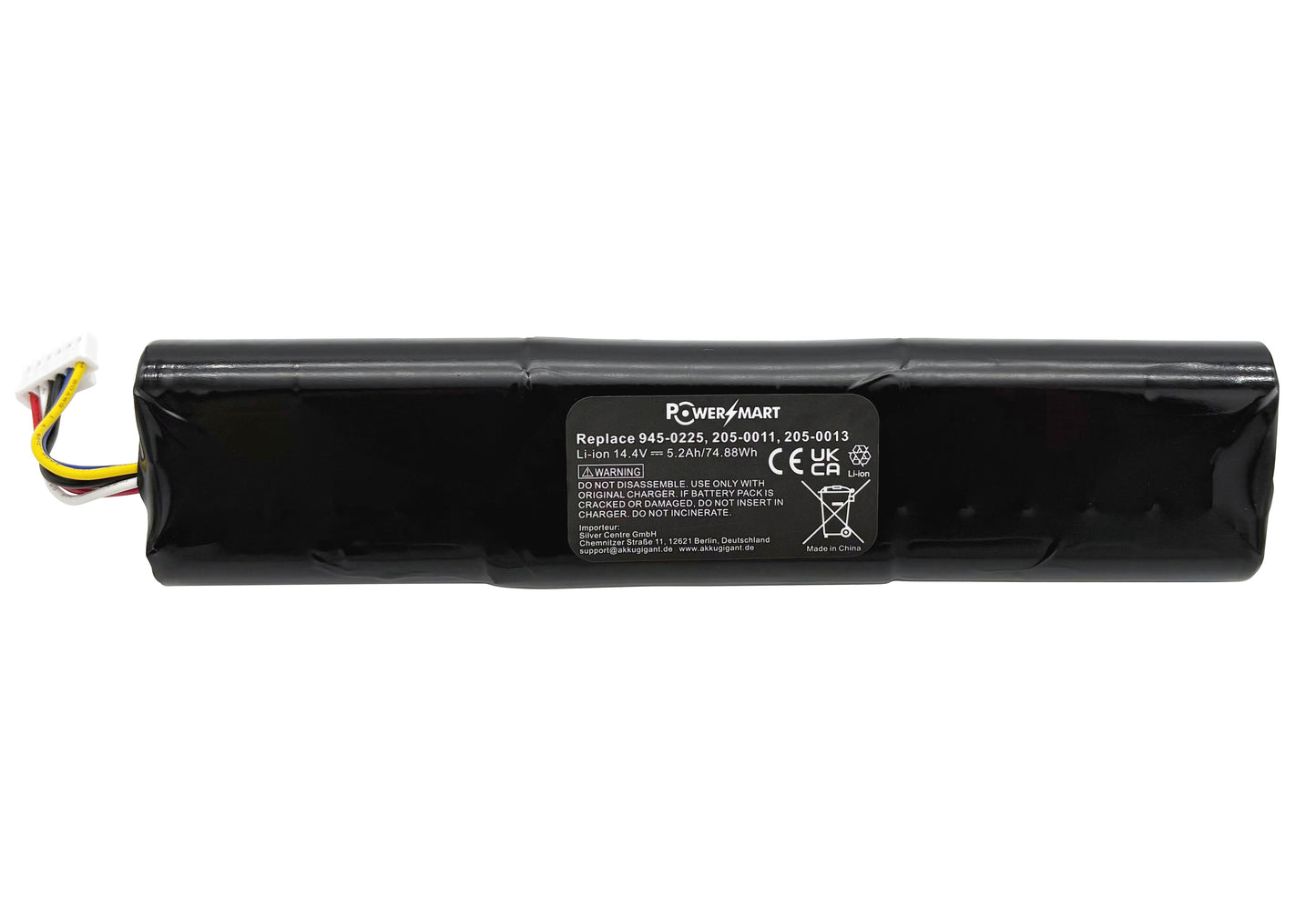 Bateria Li-ion 14.4V 5200mAh 75.00Wh para Neato Botvac Connected Série D