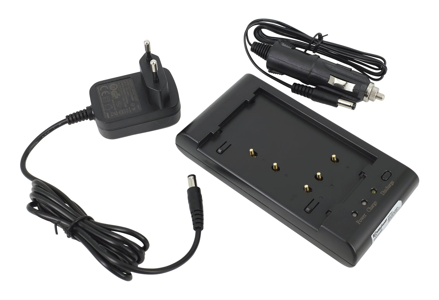 230V Input 12V Output Multi-Fit Camcorder Battery Charger for Panasonic, Samsung, Sharp