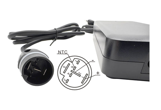 42V 4A snellader voor Yamaha Simplo Intube-accu 36V | Geschikt voor GasGas, Haibike, Husqvarna