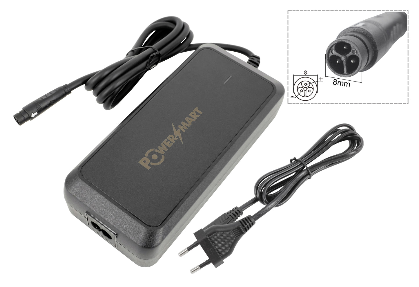 54,6V 3A | MATE X 750W E-bike Batterijlader (48V) | MAX 3-Pin (8mm)