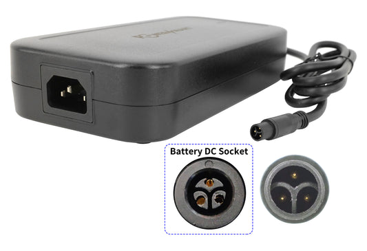 54,6V 4,5A Snelle Slimme Oplader (3-pins) voor SUPER73 48V E-bikes | Geschikt voor RX, S2, Z, Adventure