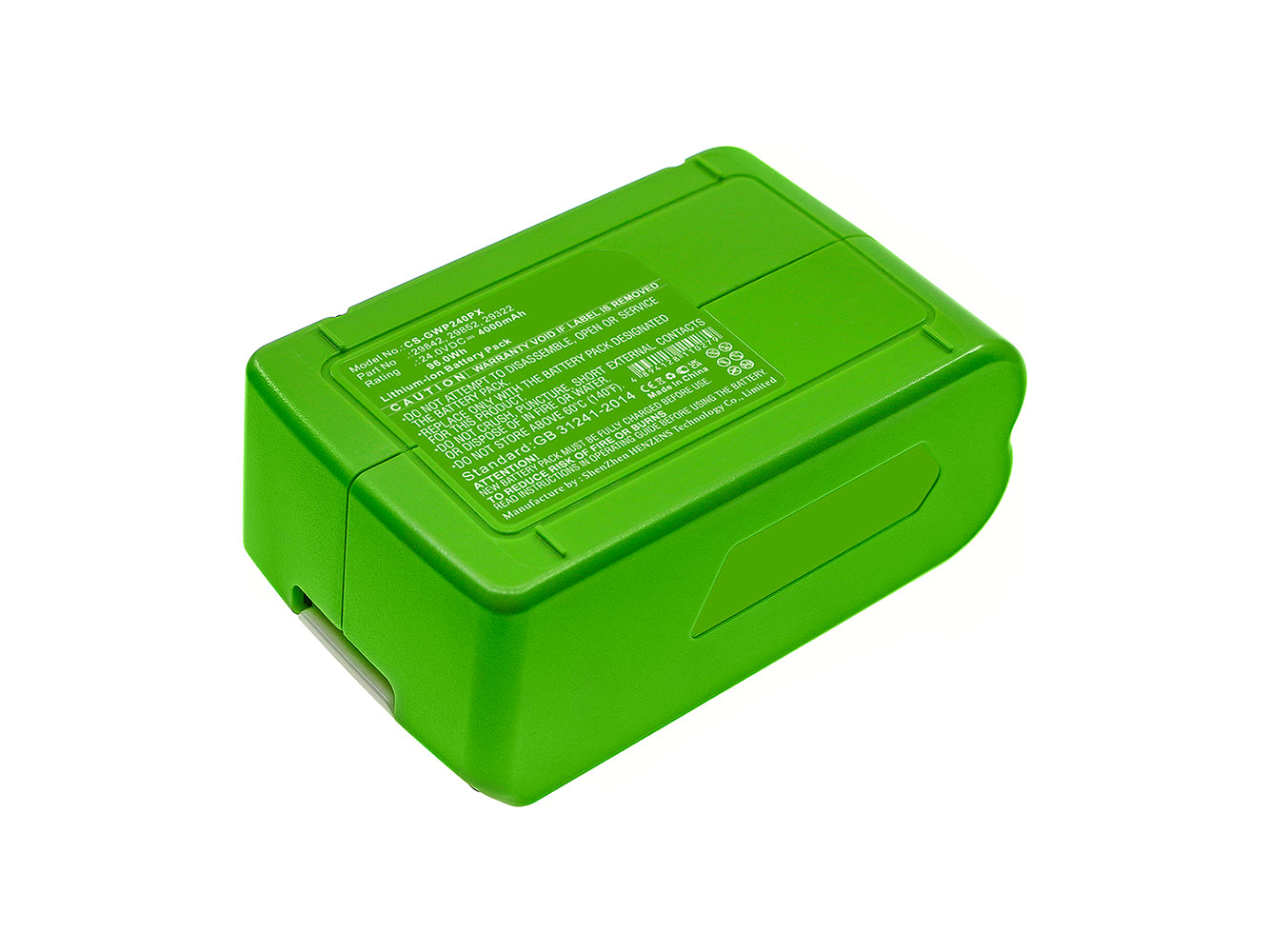 24V 4Ah Akku für 24V Werkzeuge von Greenworks