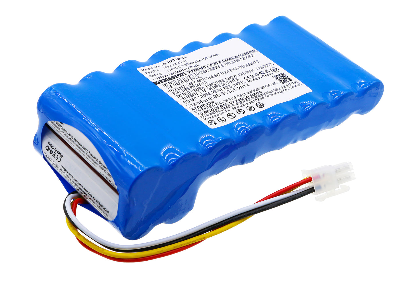 18.0V 5200mAh 93.6Wh Li-ion Battery for Husqvarna Automower 320 330X 420 430X 520 550