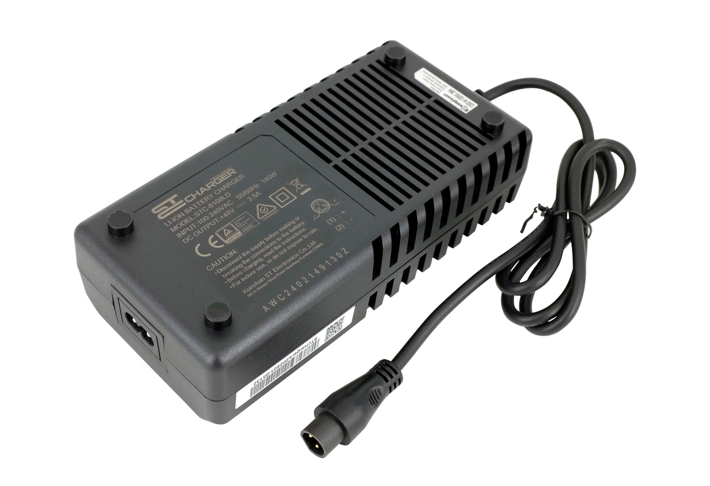 48V 2,5A Netzteil-Ladegerät für Elektrofahrräder