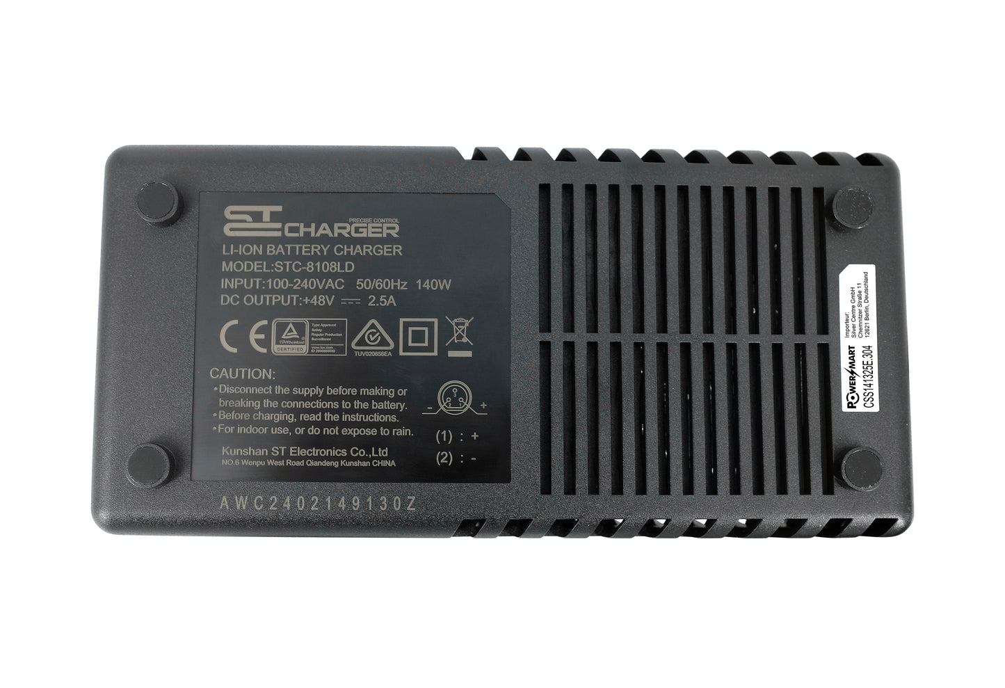 48V 2,5A Netzteil-Ladegerät für Elektrofahrräder