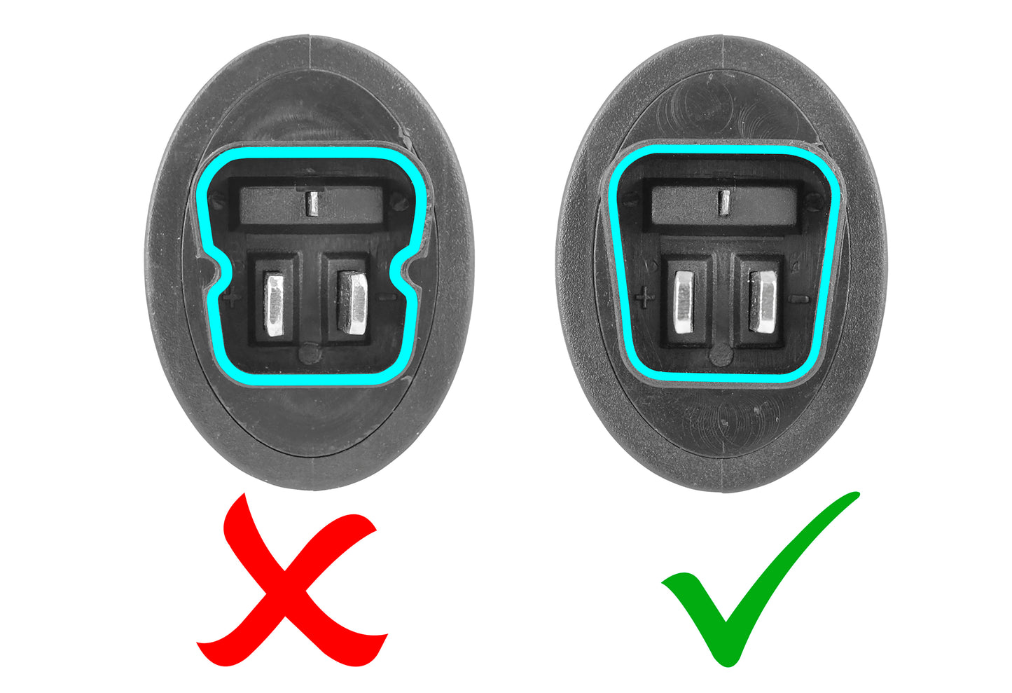 42V 2A Charger for 36V Phylion & Joycube Batteries | 3-Pin Oval Plug (No Notch)