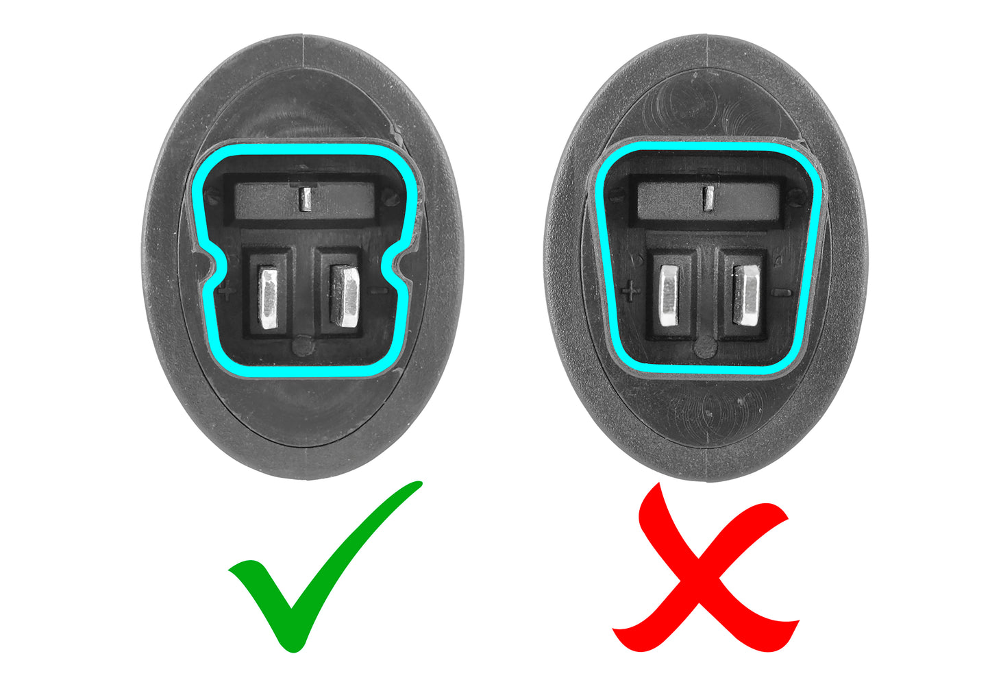 42V 2A Charger for 36V Stella E-Bike Batteries | 3-Pin Oval Plug (With Notch)
