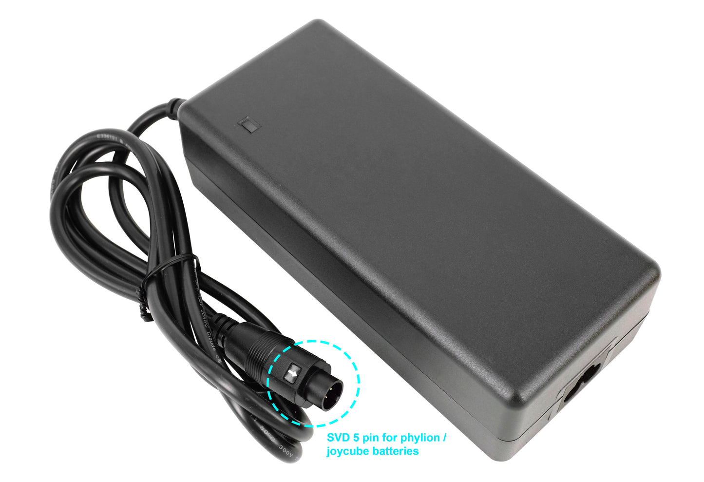 42V 2A E-Bike Charger for 36V Batteries (5-Pin SVD Plug) | Fits Phylion, Joycube, Batavus, Crescent & Gitane
