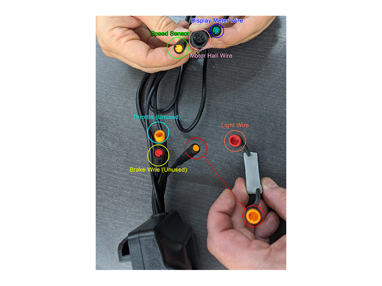 DIY conversiekit voor Brompton vouwfiets 36V 8.7Ah/313.2Wh
