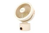 Kabelloser 3D-Luftzirkulator-Tischventilator | Aromatherapie, Smart Display & Persönliche Kühlung