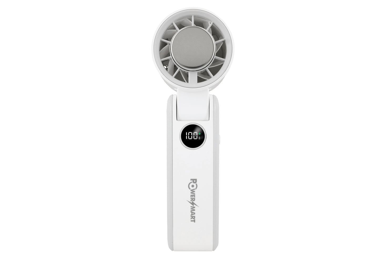 Ventilatore portatile pieghevole | Piastra di raffreddamento a ghiaccio e display intelligente a 100 velocità