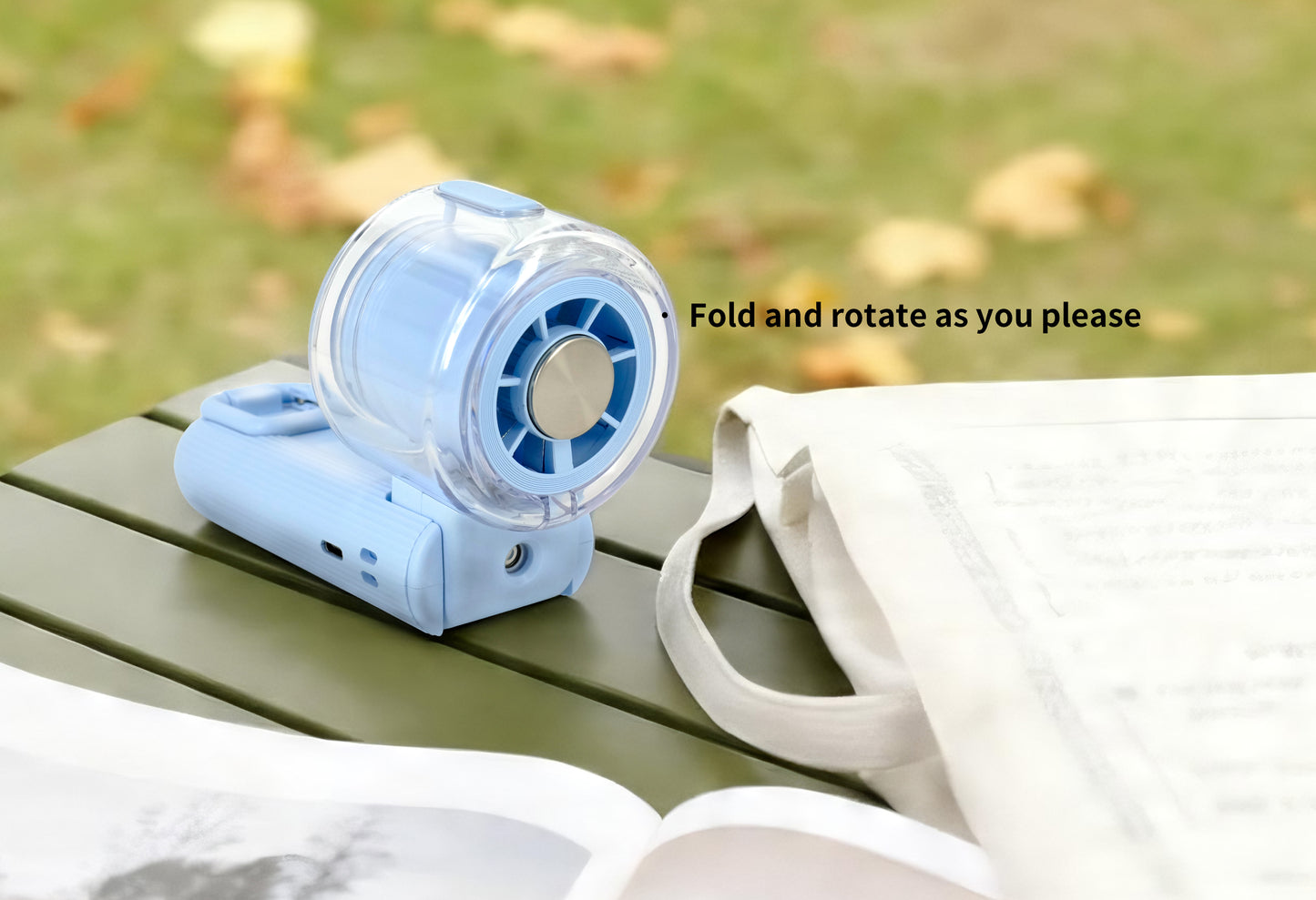 Ultimate 3-in-1 Handheld Cooling Fan | Turbo, Mist & Semiconductor Plate
