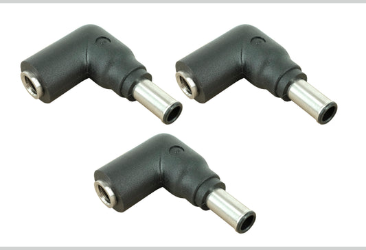 C6 DC Power Adapter Connector Tip: 5.5mm x 2.5mm Female Jack to 6.5mm x 4.5mm Male Plug with Center Pin