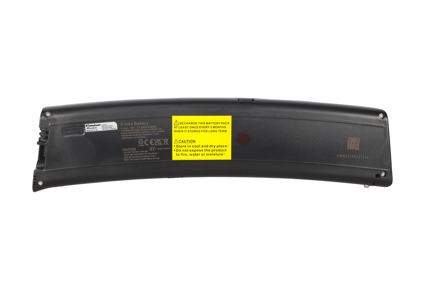 36V 10,5Ah/378Wh Akku für Fischer Faltrad FR18